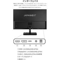 JAPANNEXT 23.8インチ ワイド液晶モニター TypeーC65W給電 JNーIPS238WQHD2ーC65W 1台