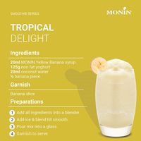 業務用 割り材 モナン イエローバナナ・シロップ 700ml 3本 MONIN 割材 ドリンクベース フレーバーシロップ