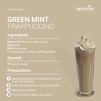 業務用 割り材 モナン グリーンミント・シロップ 700ml 6本 MONIN 割材 ドリンクベース フレーバーシロップ