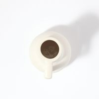 花瓶　ニュアンスフラワーベースA アイボリー LAKOLE/ラコレ