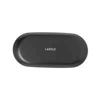 ステンレストレー(オーバル)ブラック(S) LAKOLE/ラコレ