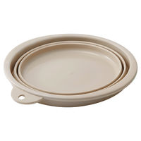 伊勢藤 バケツ 折りたたみ 12L ソフトタブ ベ-ジュ 415945 1個（直送品）