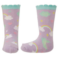 スケ-タ- 靴下 キッズ 男の子 女の子 リトルユニコ-ン 空 14~16cm 子供用靴下 かわいい 484231 1個（直送品）