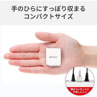 バッファロー PD20W対応AC充電器 USB TypeーC×1ポート ホワイト BSACPD2000C1WH 1個