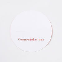 大成紙器製作所 SWING LETTER Congratulations 　グリーティングカード　お祝い