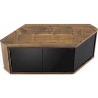 【軒先渡し】朝日木材加工 ラシーヌロジック コーナーテレビ台 幅868×奥行290×高さ384mm ブラウン RCA-870LG 1台（直送品）