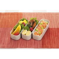 イモタニ スリムランチボックス3段（箸付） LALA-206H 5個（直送品）