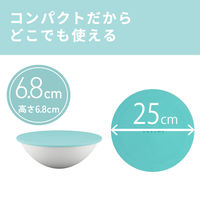 バランスボード 高さ68mm ダイエット マット付き 耐荷重120kg ライトブルー エクリアスポーツ HCF-BDBUL エレコム 1個