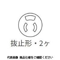 アメリカン電機 抜止OAタップ2個口 MG付 A8146 1セット(2個)（直送品）