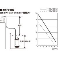 フローバル 汚水用水中ポンプ PSP-130S 1個
