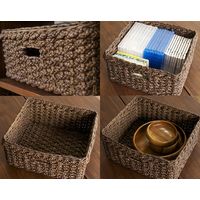 キムラ ウォーターヒヤシンス 収納バスケット 幅360×奥行290×高さ190mm ACE19DK2 1セット（2個入）（直送品）