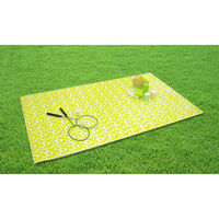 クッションレジャーシート クローバー柄 L 4901983724616 3個 東和産業（直送品）