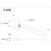 ロブテックス ハイブリッドモンキレンチX W-ZERO UM36XGB 1丁
