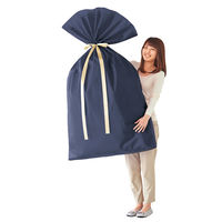 ササガワ ソフトバッグ 超BIG W ネイビー 50-3750 1枚袋入