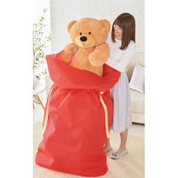 ササガワ ソフトバッグ 超BIG W レッド 1P 50-3751 1枚袋入