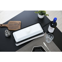 YAMAZEN 2WAY スリムたこ焼き器 ホワイト YOF-W120(W) 1台