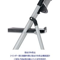 藤沢工業 TOKIO NFAシリーズ 折畳チェア NFA-750 ネイビー 1セット（5脚入）（取寄品）