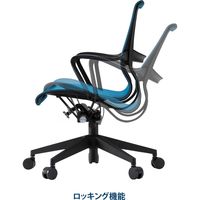 藤沢工業 TOKIO CFシリーズ オフィスチェア CF-3M ブルー 1脚（取寄品）