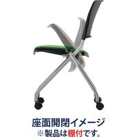 藤沢工業 TOKIO FNCシリーズ ミーティングチェア FNC-K5T ライトグリーン 1セット（4脚入）（取寄品）