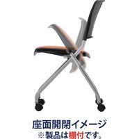 藤沢工業 TOKIO FNCシリーズ ミーティングチェア FNC-K5T オレンジ 1セット（4脚入）（取寄品）