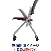 藤沢工業 TOKIO FNCシリーズ ミーティングチェア FNC-K5T ピンクローズ 1セット（4脚入）（取寄品）