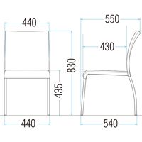 藤沢工業 TOKIO リフレッシュチェア CSL-4 イエローグリーン 1セット（4脚入）（取寄品）