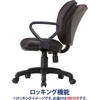 藤沢工業 TOKIO FSTシリーズ オフィスチェア 肘あり FST-77AL ブラック 1脚（取寄品）