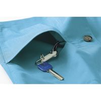 セロリー 長袖スモック（ユニセックス） ターコイズ 4L 64082（直送品）