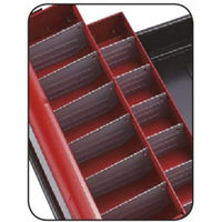 ＴＯＮＥ ツールケース（メタル）　Ｖ形3段式　410Ｘ220Ｘ220ｍｍ BX430 1個