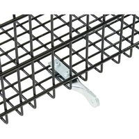 リンエイ 新聞カゴ用取付金具（自転車用） シルバー 4510676909058（直送品）