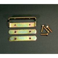 リンエイ 強力新聞カゴ バイク用2枚留め取付金具付 ブラック F-8（直送品）