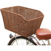 リンエイ 籐風リアバスケット ミックスブラウン TP-334（直送品）