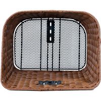 リンエイ 籐風角型バスケット ミックスブラウン TP-305D（直送品）