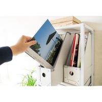 宮武製作所 MOLT（モルト） チェスト 幅390×奥行275×高さ995mm ホワイト SH-1226_WH 1個（直送品）