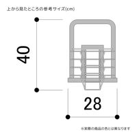 ストア・エキスプレス カタログスタンドA4 7段シルバー新仕様 7011-181（直送品）