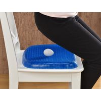 ファミリー・ライフ 快適ジェルクッション ブルー a20843（直送品）