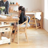 市場 E-Toko（イイトコ） キッズチェア ナチュラル JUC-2877NA 1脚（直送品）