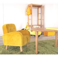 市場 ソファ キッズ パーソナルソファ 幅455mm イエロー HLI-5005YL 1脚（直送品）