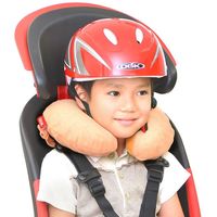 オージーケー技研 ヘッドレスト付き子供のせ用ネックピロー グレー NEP-001（直送品）