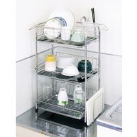 ミヤグチ企販 3段水切りバスケットスリム a16310 1個