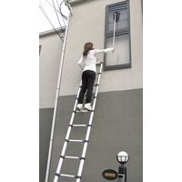 ヨシゼン 伸縮らくらくはしご 高さ2.6M 60297（直送品）