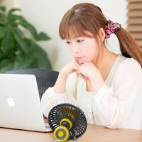 ナカバヤシ マッシュルーム型USB扇風機【UA-052シリーズ】グレー UA-052GY（直送品）