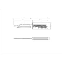 TRAMONTINA 26051/105 スポーツナイフ フィッシュ 5インチ 29663 1セット（12本入）（直送品）
