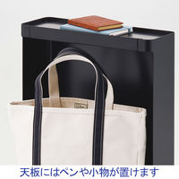 オカムラ VILLAGE VD-Aデスク 荷物置きワゴン 幅450×奥行300×高さ550mm ブラック 1台（取寄品）