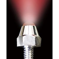 YAC 槌屋ヤック LEDピンポイントランプ レッド CV-251 1セット（2個入）（直送品）