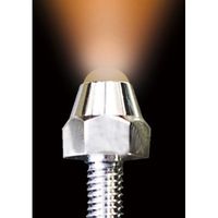 YAC 槌屋ヤック LEDピンポイントランプ アンバー CV-252 1セット（2個入）（直送品）