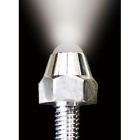 YAC 槌屋ヤック LEDピンポイントランプ ホワイト CV-255 1セット（2個入）（直送品）