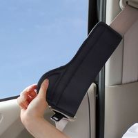 YAC シートベルトケアパッド プラス ブラック PZ-640（直送品）