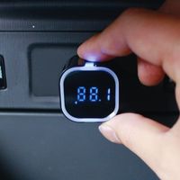 YAC ブルートゥースFMトランスミッター USB2.4A TP-198（直送品）