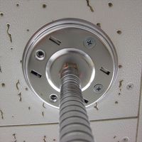 信栄物産 防犯ミラー フレキシブルタイプ ブルー H-45-BL（直送品）